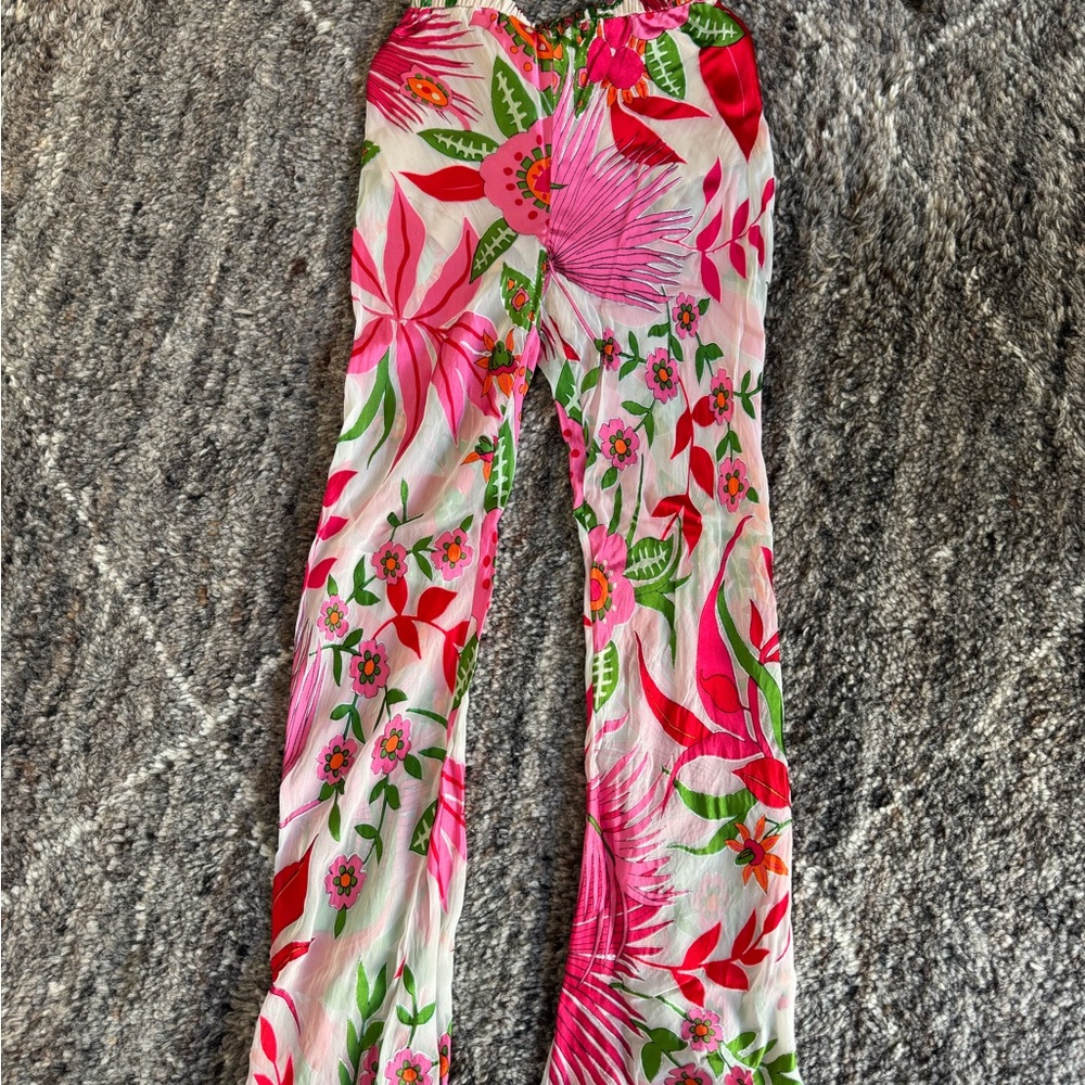 Floral Patterned Pants